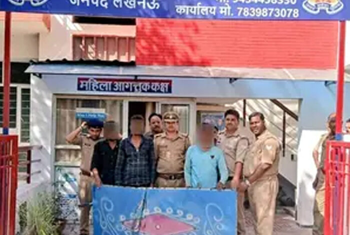 लखनऊ-में-रेलवे-ट्रैक-पर-लोहे-का-मजबूत-दरवाजा-रखने-वाले-तीन-युवक-पुलिस-के-हत्थे-चढ़े