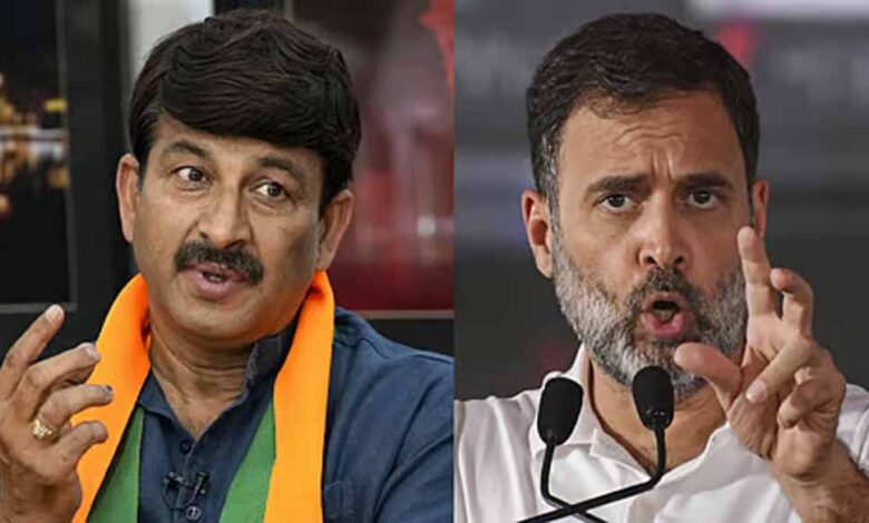 जाति-जनगणना-को-लेकर-भाजपा-सांसद-मनोज-तिवारी-ने-कांग्रेस-सांसद-राहुल-गांधी-पर-जोरदार-निशाना-साधा
