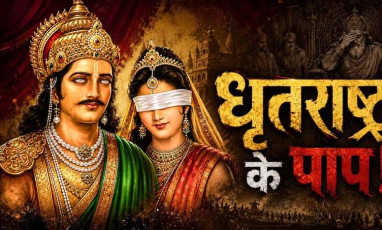 धृतराष्ट्र-के-7-पाप,-जिन्होंने-महाभारत-में-तय-किया-कुरुक्षेत्र-युद्ध-का-रास्ता