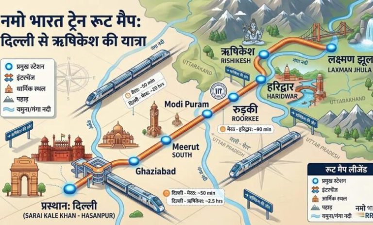 दिल्ली-से-हरिद्वार-ऋषिकेश-तक-दौड़ेगी-नमो-भारत-ट्रेन,-150-km-रैपिड-रेल-कॉरिडोर-से-सफर-होगा-आसान