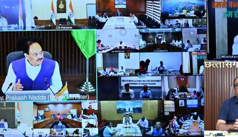 टीबी मुक्त भारत अभियान को लेकर केन्द्रीय स्वास्थ्य मंत्री जे.पी. नड्डा ने राज्यों के स्वास्थ्य मंत्रियों एवं मुख्य सचिवों से की चर्चा टीबी-मुक्त-भारत-अभियान-को-लेकर-केन्द्रीय-स्वास्थ्य-मंत्री-जेपी.-नड्डा-ने-राज्यों-के-स्वास्थ्य-मंत्रियों-एवं-मुख्य-सचिवों-से-की-चर्चा