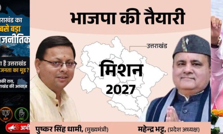 उत्तराखंड-चुनाव-2027:-धामी-के-सामने-मिशन-रिपीट-की-चुनौती,-कांग्रेस-और-ukd-कितना-बिगाड़ेंगे-खेल?