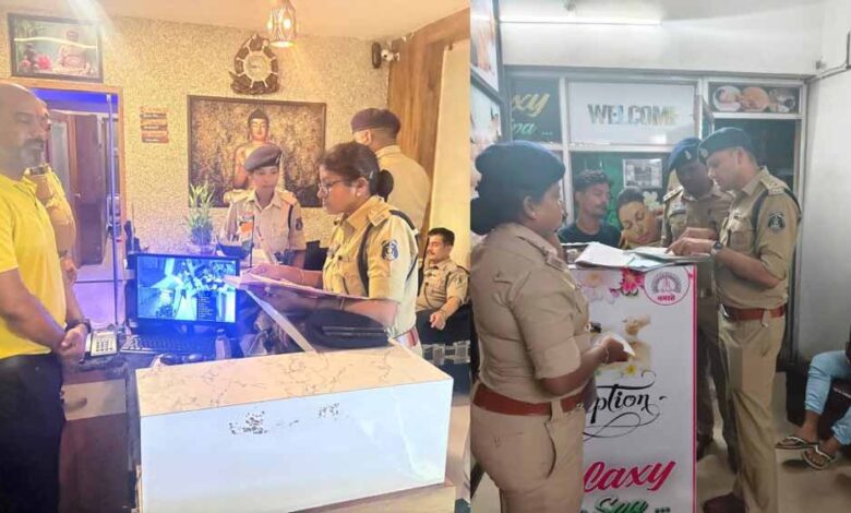 raipur-news:-स्पा-सेंटरों-पर-पुलिस-का-छापा,-नियमों-में-लापरवाही-पर-सख्त-कार्रवाई-की-चेतावनी